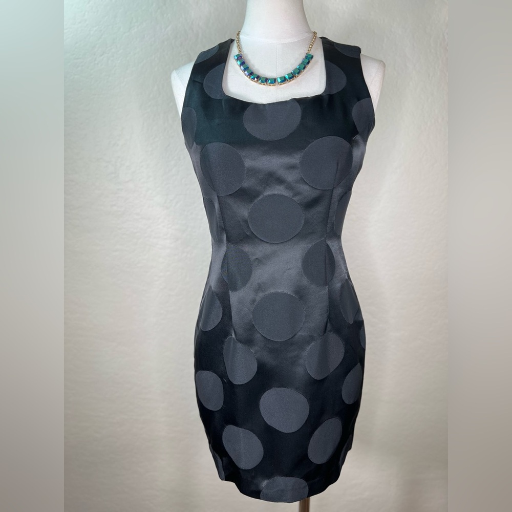 Vintage Arrested by Jonathan Martin Polka Dot Fitted Mini Dress Size 5/6